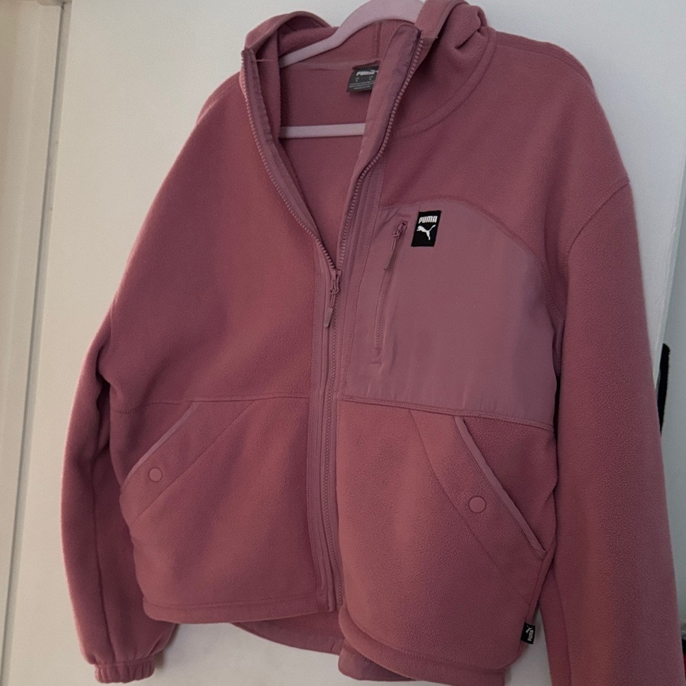 Puma Women Pink  Jacket M size
